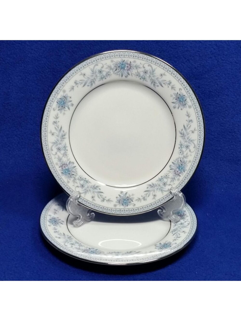 Noritake Blue Hill Bread & Butter Plates 6" Pattern 2482 Cottagecore Set of 2